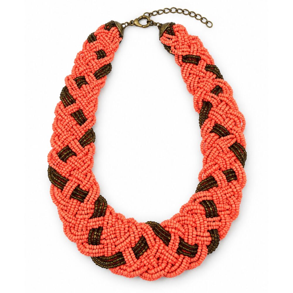 Beaded statement necklace